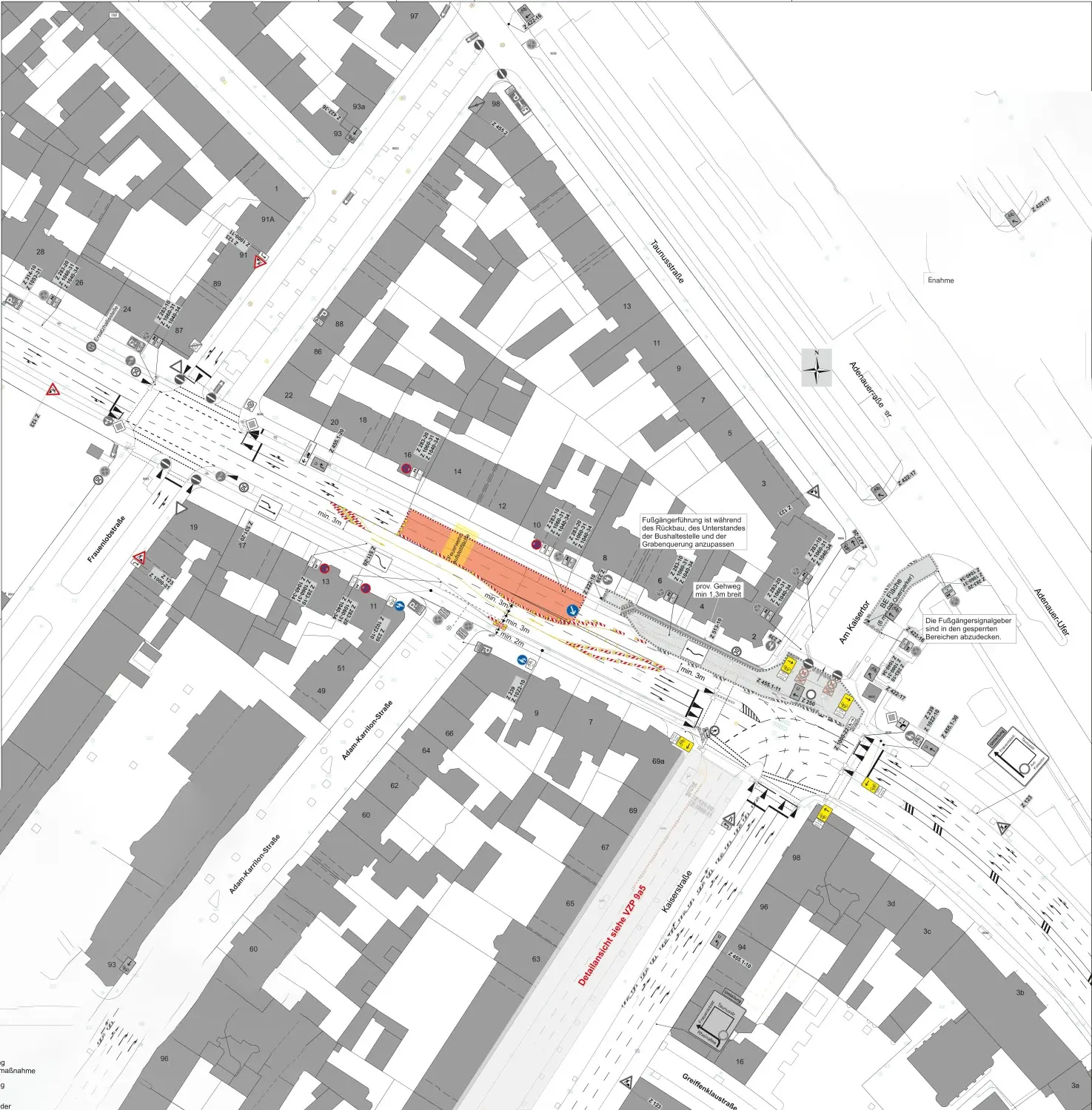 Planungskarte von BC TrafficPlan