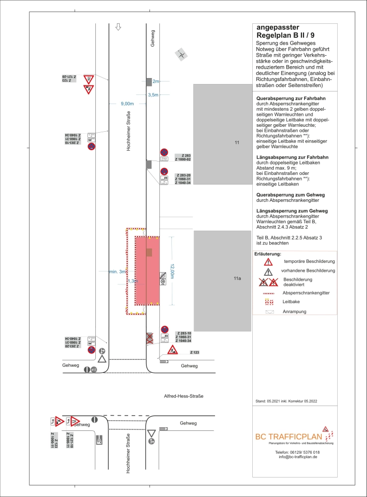 Planung von bc trafficplan