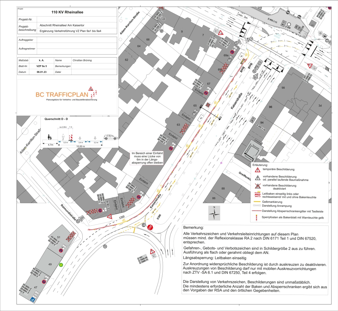 Planung von bc trafficplan