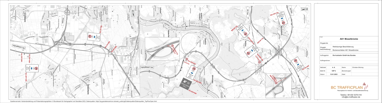 Planung von bc trafficplan