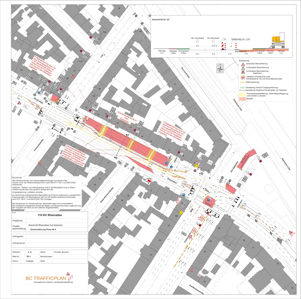 Planung von bc trafficplan