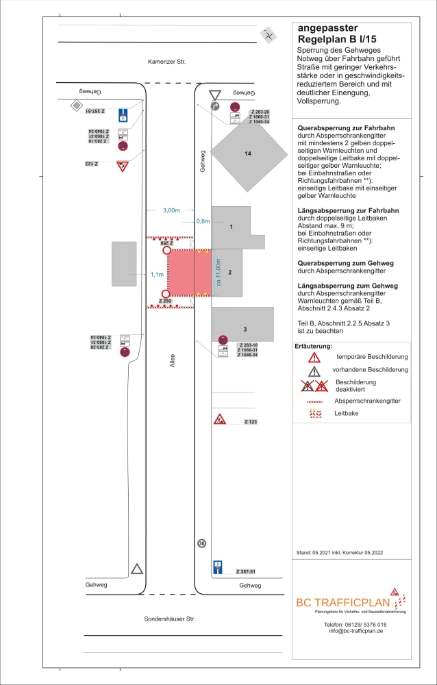 Planung von bc trafficplan