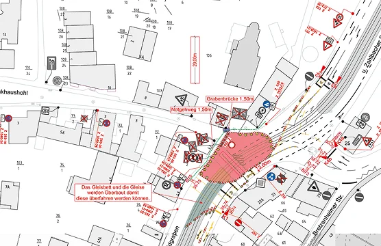 Für eine regelkonforme und verkehrssichere Baustelle - das sind die Verkehrskonzepte von bc trafficplan.